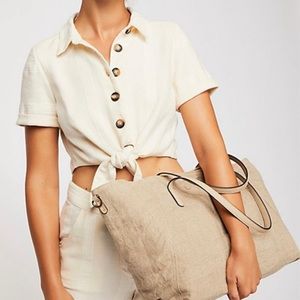 FREE PEOPLE reversible tote.
